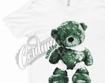 SMILE T Shirt to Match 1 Retro Gorge Green High Metallic Silver White Pine George