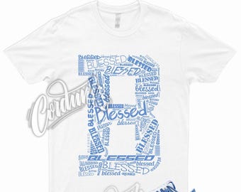 Dunk Polar Blue White Winter Low T Shirt Match BLESSED