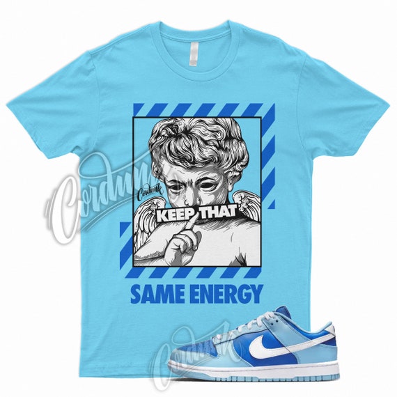 argon blue dunks shirt