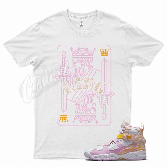 White KING T Shirt for Jordan Retro Arctic Punch Ice Cream