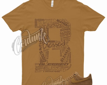 BLESS Shirt for Air Force 1 07 WB Flax Gum Brown Wheat Griffey Boot Uptempo 9 6