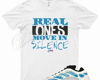 White " REAL ONES " T Shirt to match Yee 700 " Kyanite " by Kicks Matched 350 380 450 500