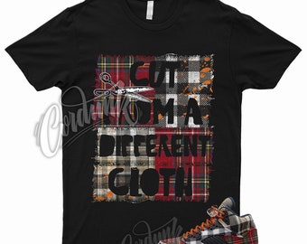 CUT T Shirt for 5 GS Plaid Tartan Red Houndstooth Tan Black White Orange 1