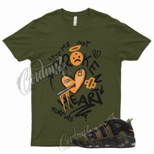 BROKEN Shirt for N Air More Uptempo Cargo Khaki Pecan Olive Orange VaporMax 1