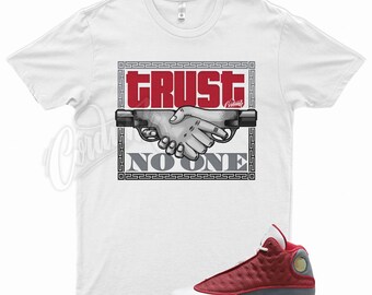 white and red nike t shirt
