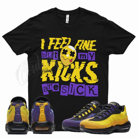 yellow and black air max shirt