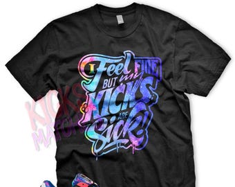 Black &quot; SICK &quot; T Shirt to match N Air Max 90 Nova Galaxy by Kicks Matched