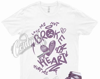 Mauve 1 Sky J High OG White T Shirt Match BROKEN