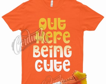 Dunk High Sweet Tooth T Shirt Amarillo Orange White Black Yellow CUTE