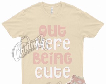 CUTE T Shirt to Match 1 Washed Pink Atmosphere Muslin Sail White OG WMNS Fast Shipping!