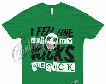 SICK T Shirt to Match 1 Low Lucky Green Stadium Pine Kelly Seattle Mid Grey 6 Rings
