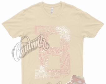 BLESSED T Shirt to Match 1 Washed Pink Atmosphere Muslin Sail White OG WMNS Fast Shipping!