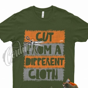 5 Olive Army Solar Orange Black Retro T Shirt Match CUT