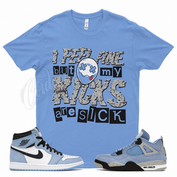 Carolina SICK V2 T Shirt for Jordan University Blue Hyper