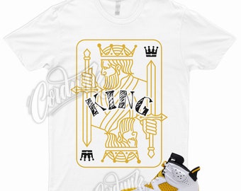 Yellow Ochre 6 Black White T Shirt to Match KING