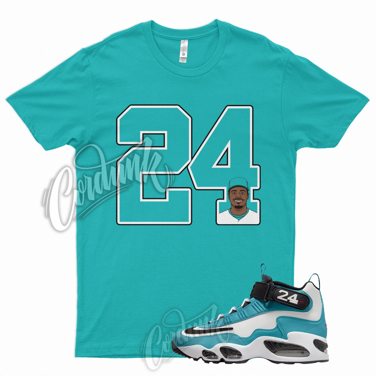 Nike Griffey Max 1 Freshwater Baseball Jersey Shirt