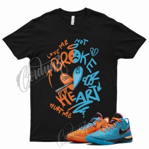 BROKEN T Shirt to Match Zoom LeBron NXXT Gen I Promise Orange Blue MultiColor 1 Multi Color