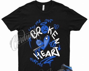 Royal Blue Black White 1 Mid T Shirt Match BROKEN