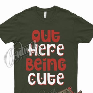 Dunk Mystic Red Olive Cargo Khaki Rough Green White Low T Shirt Match CUTE