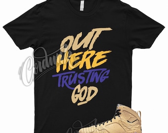 Camiseta TG para J1 7 SE Afrobeats Vachetta Tan Black Taxi Dark Concord 1