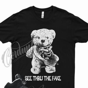 Black " THRU " T Shirt for Jordan 5 Oreo Pure White Cool Grey Moonlight Atlanta by Kicks Matched