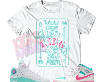 jordan 13 aurora green matching shirt