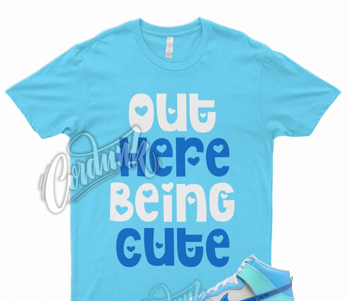 New CUTE T Shirt Dunk High I Got Next Copa University Blue 