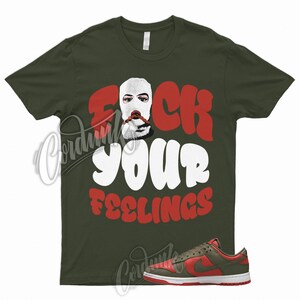 Dunk Mystic Red Olive Cargo Khaki Rough Green White Low T Shirt Match FYF