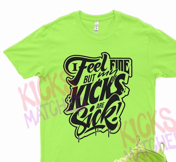 Volt SICK T Shirt for N Foamposite Pro Volt Neon Green Yellow