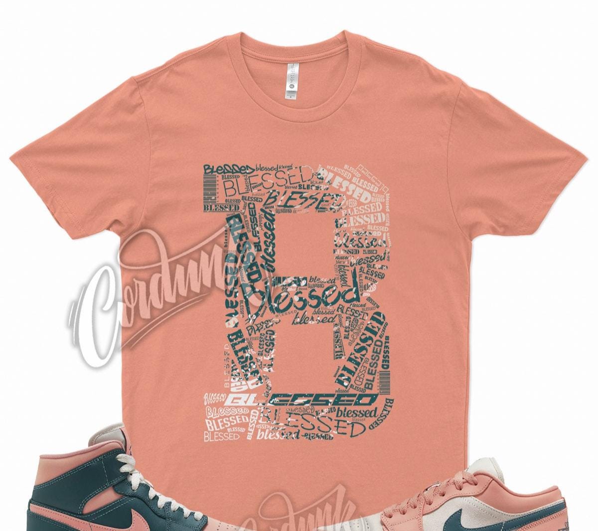 Cordunk Unisex Basic Tee – Energy T-Shirt, Peach, S-4XL