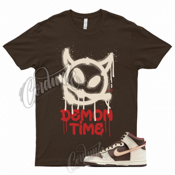 Dunk Baroque Brown Sesame Coconut Milk Mystic Red High T Shirt Match DTIME