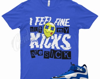 Royal " SICK V2 " T Shirt to match N Air Max Griffey 1 Varsity Royal Volt