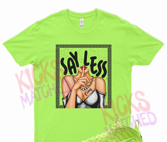 lime green foamposites shirts