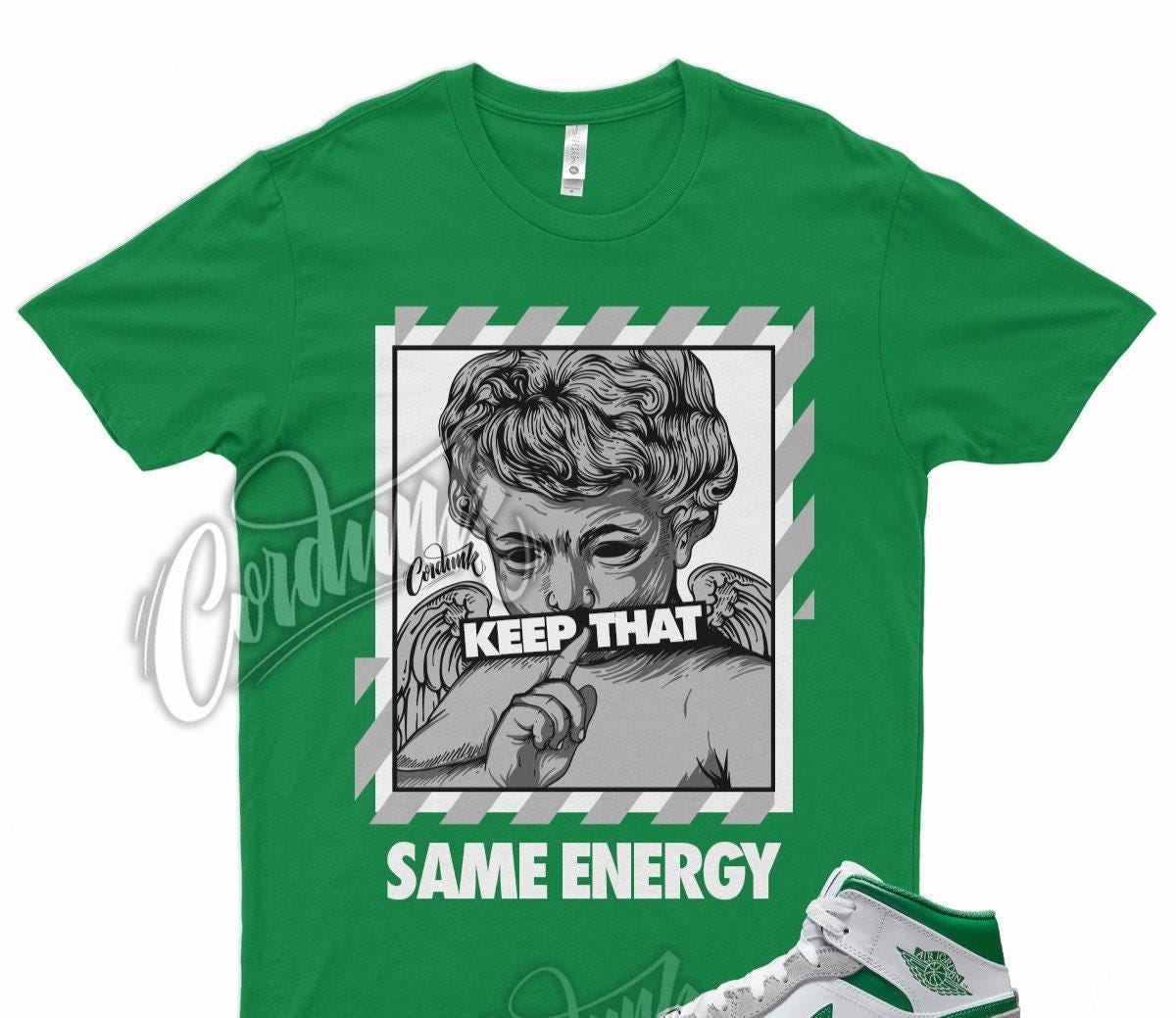 New ENERGY T Shirt for 1 Mid Grey Green Dunk Vapormax Pine Stadium 