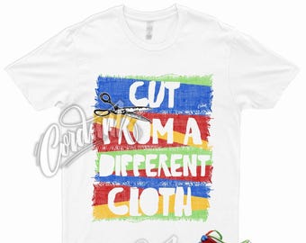 CUT T Shirt to Match Dunk Low SB Sandy Hyper Royal Green Red Multicolor Yellow