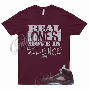 【THREETIMES】 Loving tee LOVE T Shirt to Match 5 Retro Deep Burgundy Light Graphite