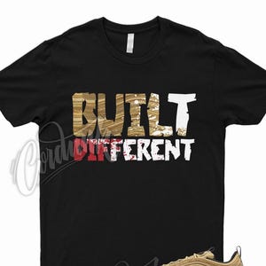 BUILT T Shirt to Match Air Max 97 Gold Bullet 2023 Metallic Varsity Red Metallic