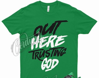 TG T Shirt to Match 1 Low Lucky Green Stadium Pine Kelly Seattle Mid Grey 6 Rings