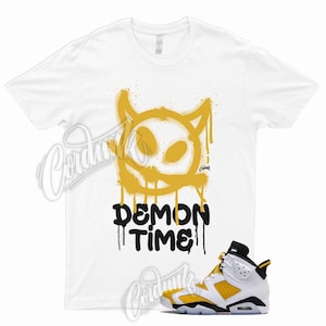 Yellow Ochre 6 Black White T Shirt to Match DTIME