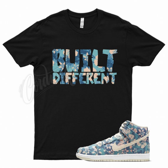 Black BUILT T Shirt for Nike SB Dunk 