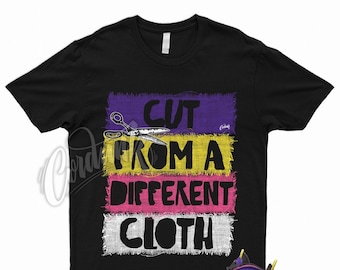 CUT T Shirt to Match Air More Uptempo '96 Court Purple Hyper Pink Multi Color 1