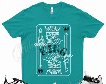 Teal " KING " T Shirt for N Air Max Griffey 1 90 Sweetest Swing Swingman Vapormax Plus Freshwater by Kicks Matched