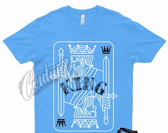 KING T Shirt to Match 1 Retro High OG UNC Toe University Blue Low Mid High Dunk
