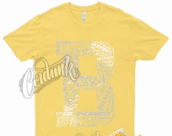 Camiseta BLESSED para combinar con Dunk Low Citron Pulse Sail Light Bone Yellow Force Max 1 Citrin