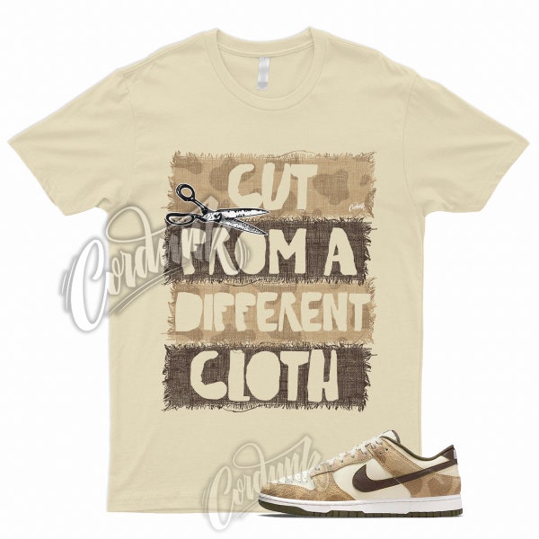 CUT T Shirt for Dunk Low Animal Pack Giraffe Cheetah Beach Baroque Brown Sail 1