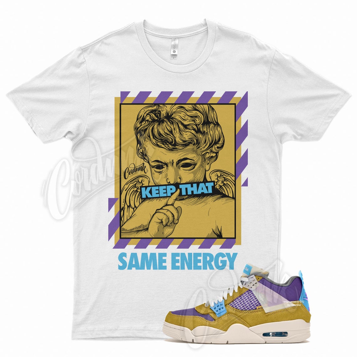T-shirt blanc ENERGY pour Union x Jordan 4 SP | Etsy