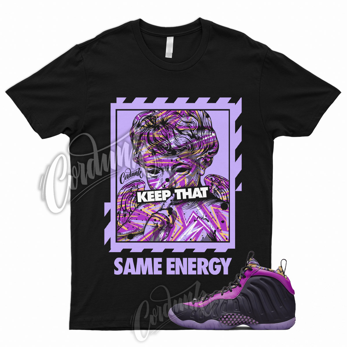 shirts to match purple camo foamposites