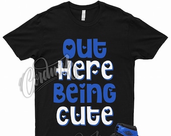 Retro 1 Reimagined T Shirt Game High OG Royal Blue University Hyper Varsity CUTE