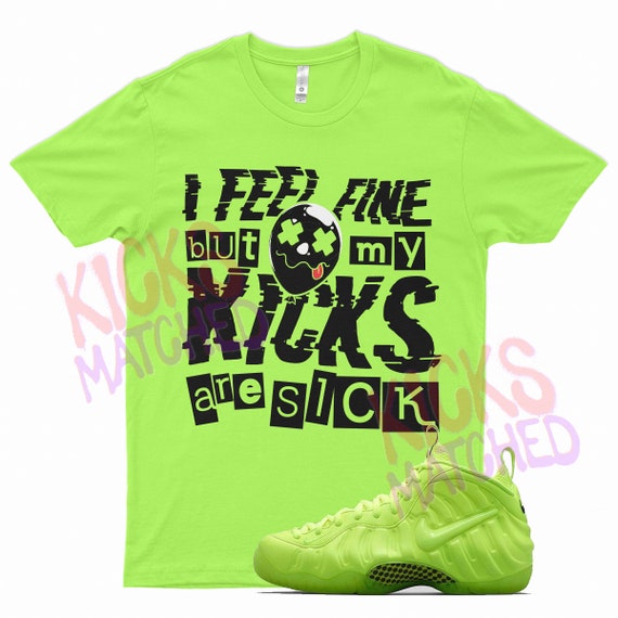 Volt SICK V2 T Shirt for N Foamposite Pro Volt Neon Green