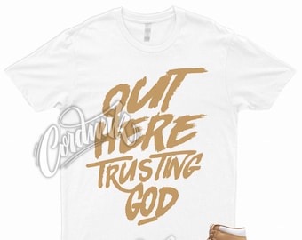 TG T Shirt to Match 1 Retro High OG Praline Sail White